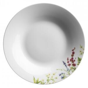 Porcelánový tanier, biely, Herbal Garden Rozměry: 23 cm