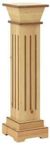 Štvorcový stĺpový stojan na rastliny bledé drevo 17x17x66 cm MDF