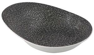 Čierna šalátová misa, 750 ml, Granit