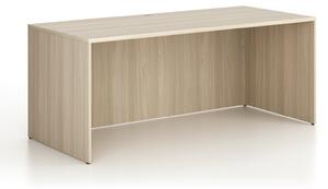 Kancelársky písací stôl FRAME, 180x80 cm, dub prírodný