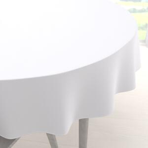 Biante Dekoračný okrúhly obrus Rongo RG-031 Studený biely Ø 100 cm