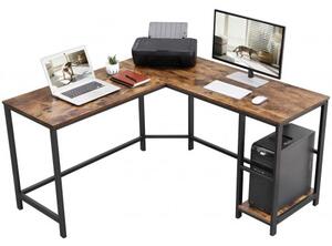 Rohový kancelársky stôl VASAGLE LWD72X