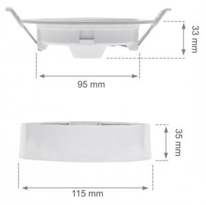 LED podhľadové svietidlo ALGINE 2v1 LED/6W/230V 4000K biela