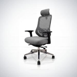 Ergonomická kancelárska stolička so sieťovinou tmavosivá AXIS