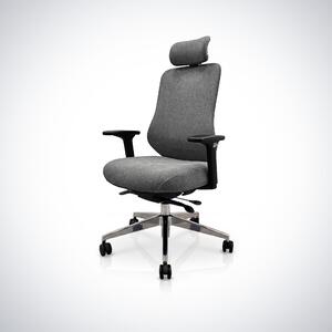 Ergonomická kancelárska stolička tmavosivá AXIS