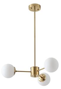 Luster na tyči 3xE27/40W/230V mosadz