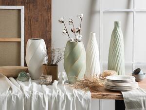 Dekoratívna váza svetlozelená 54 cm terakotová minimalistická moderná škandinávsky štýl