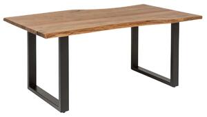 Masívny jedálenský stôl Bullwer z akácie, lakovaný, hnedý – 170×90 cm