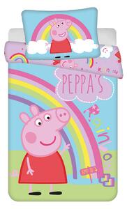 Jerry Fabrics Bavlnené obliečky 140x200 + 70x90 cm - Prasiatko Peppa "PEP016"