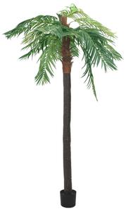 Umelá palma Phoenix s kvetináčom 305 cm zelená