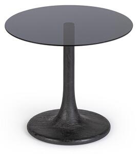 ABERDEEN čierny konferenčný stolík D45cm