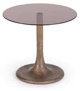 ABERDEEN hnedý konferenčný stolík D45cm