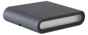 LED Vonkajšie nástenné svietidlo GARTO LED/8W/230V grafit
