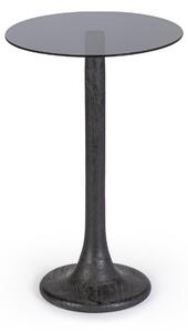 ABERDEEN čierny konferenčný stolík D35cm