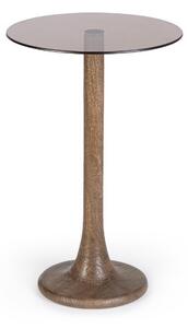 ABERDEEN hnedý konferenčný stolík D35cm