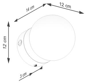 Sollux SL.1461 - Nástenné svietidlo YOLI 1xG9/8W/230V čierna