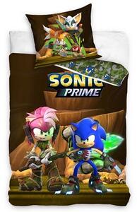 Carbotex Detské obliečky Ježko Sonic a Amy Rose, 140 x 200 cm, 70 x 90 cm