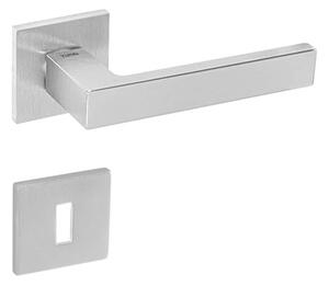Kľučka Naturel SQUARE dózický (WK, BB) chróm brúsený SQUAREHR5SOCS