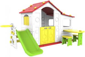 Záhradný domček pre deti a šmýkľavka 4v1 ZOG.CHD-508