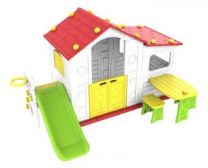 Záhradný domček pre deti a šmýkľavka 4v1 ZOG.CHD-508