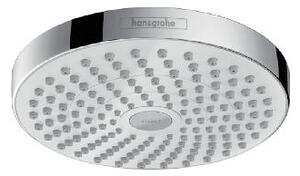 Hansgrohe Croma Select S - Hlavová sprcha 180, 2 prúdy, EcoSmart 9 l/min, biela/chróm 26523400