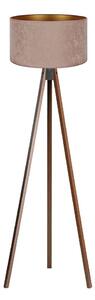 Brilagi - Stojacia lampa VELVET 1xE27/60W/230V wenge/béžová