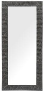 Závesné zrkadlo na stenu čierne 50 x 130 cm retro klasická obývačka spálňa chodba