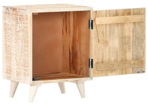 Vyrezávaný nočný stolík 40x30x50 cm masívne akáciové drevo