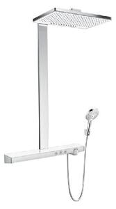 Hansgrohe Rainmaker Select - Sprchový set Showerpipe 460 s termostatom, 2 prúdy, biela/chróm 27028400