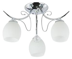 Prisadený luster ELLA 3xE27/15W/230V lesklý chróm
