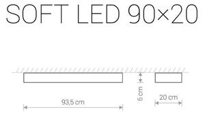 Svietidlo Nowodvorski SOFT LED GRAPHITE 90X20 7531