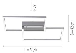 Leuchten Direkt 14018-55 - LED Stmievateľný prisadený luster IVEN 2xLED/15W/230V