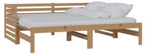 Rozkladacia denná posteľ medovohnedá borovica 2x(90x200) cm