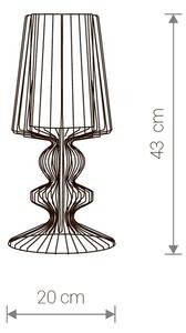 Stolná lampa Nowodvorski AVEIRO BLACK 5411
