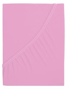 B.E.S. - Petrovice, s.r.o. Jersey plachta s elastanom Lycra - Ružová Rozměr: 90 x 200