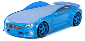 Mebelev auto postieľka Neo 192x98x56cm NEO 113 modrá