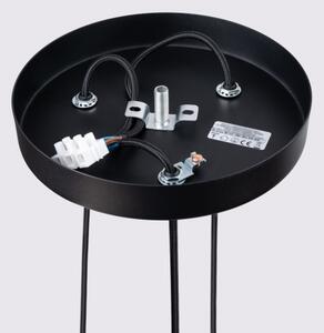 Sollux SL.1576 - Luster na lanku KARBON 3xGU10/10W/230V čierna