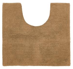 Koňakovohnedá kúpeľňová predložka 50x45 cm Riva - Tiseco Home Studio