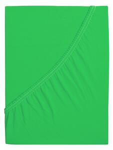 B.E.S. - Petrovice, s.r.o. Plachta Jersey česaná bavlna MAKO - Jarná zelená Rozměr: 200 x 220