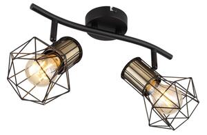 Globo 54017-2M - Bodové svietidlo PRISKA 2xE27/40W/230V