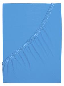 B.E.S. - Petrovice, s.r.o. Plachta Jersey česaná bavlna MAKO - Nebeská modrá Rozměr: 180 x 200