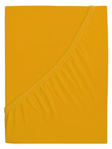 B.E.S. - Petrovice, s.r.o. Plachta Jersey česaná bavlna MAKO - Sýta žltá Rozměr: 180 x 200