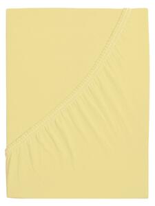 B.E.S. - Petrovice, s.r.o. Plachta Jersey česaná bavlna MAKO - Žltá Rozměr: 180 x 200