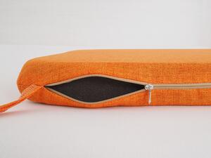 B.E.S. - Petrovice, s.r.o. Sedák 40 x 40 cm so šnúrkami - Oranžový