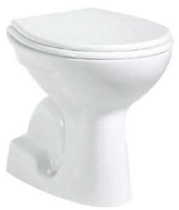 Aqualine Keramika - WC misa samostatne stojacia 36 cmx47 cm, spodný odpad, biela TP340