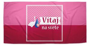 Sablio Uterák Vitaj na svete 4 - 30x50 cm