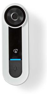 Nedis WIFICDP40CWT - Bezdrôtový videozvonček so senzorom Full HD 1536p Wi-Fi IP65