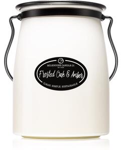 Milkhouse Candle Co. Creamery Frosted Oak & Amber vonná sviečka Butter Jar 624 g