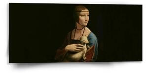 Sablio Obraz Dáma s hranostajom - Leonardo da Vinci - 110x50 cm