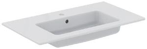 Ideal Standard Tempo - Umývadlo nábytkové, 610x450x140 mm, s prepadom, otvor na batériu, biela E066801